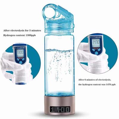 Good price Garrafa de Água Geradora de Hidrogênio Portátil Saudável 400ml Purificador Rico para Casa, Exterior, Viagem, Exercício, Escritório, Presente on-line