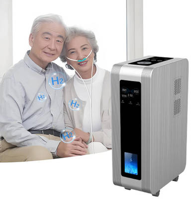 Good price 3600 ML/MIN Hydrogen Inhalation Machine with 8 Hours Time Setting and 6063 Aviation Aluminum Alloy Housing on-line